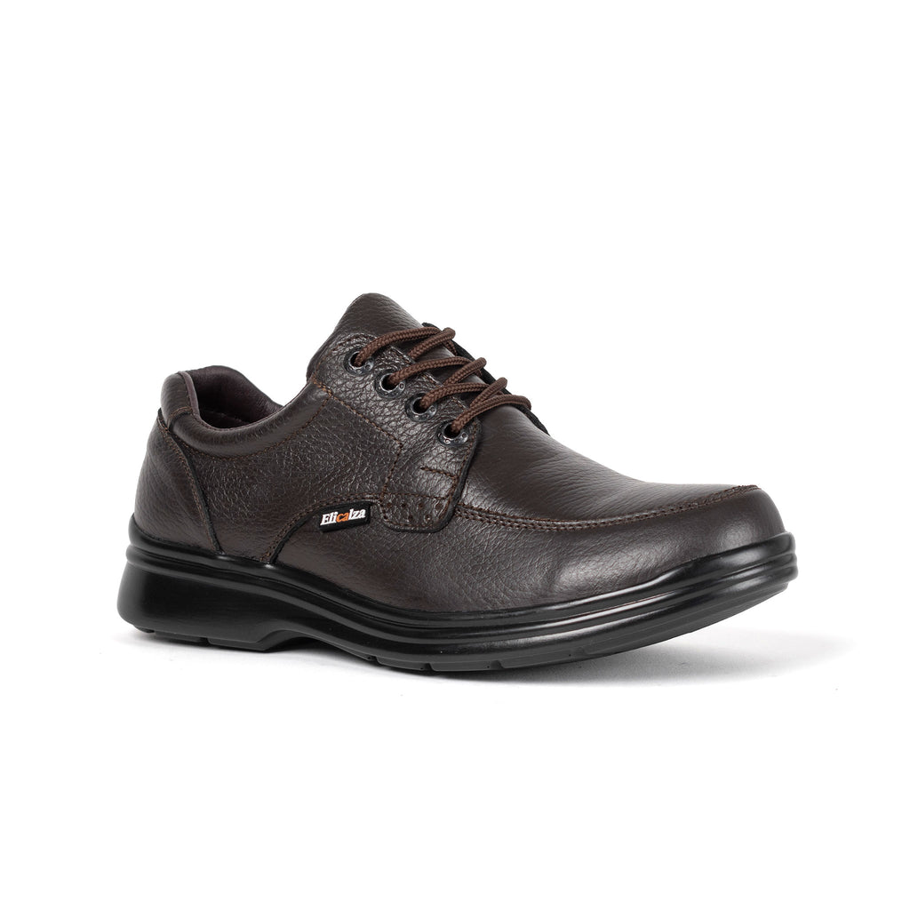 Zapatos confort clásico café